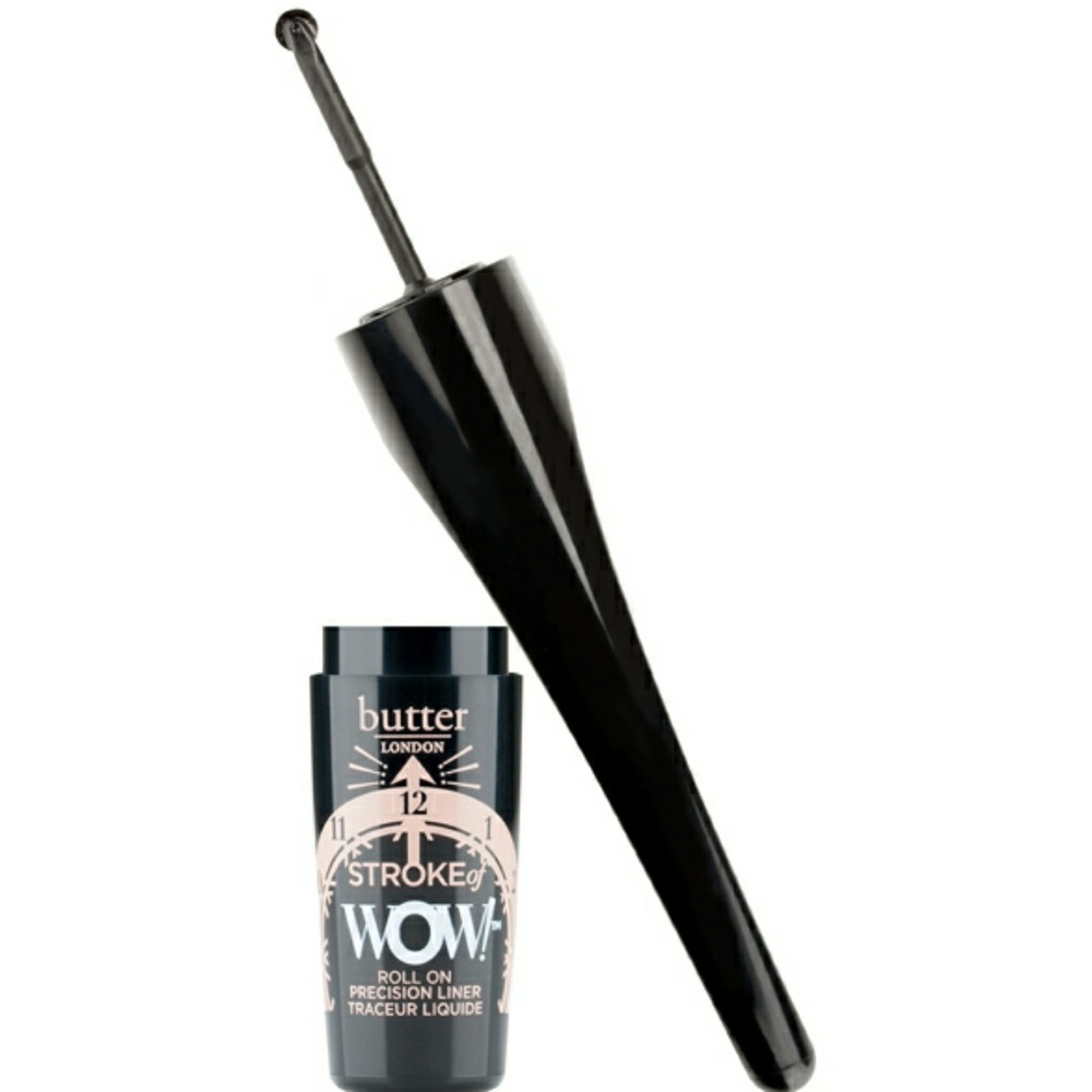 Stroke of wow roll on precision liner in black